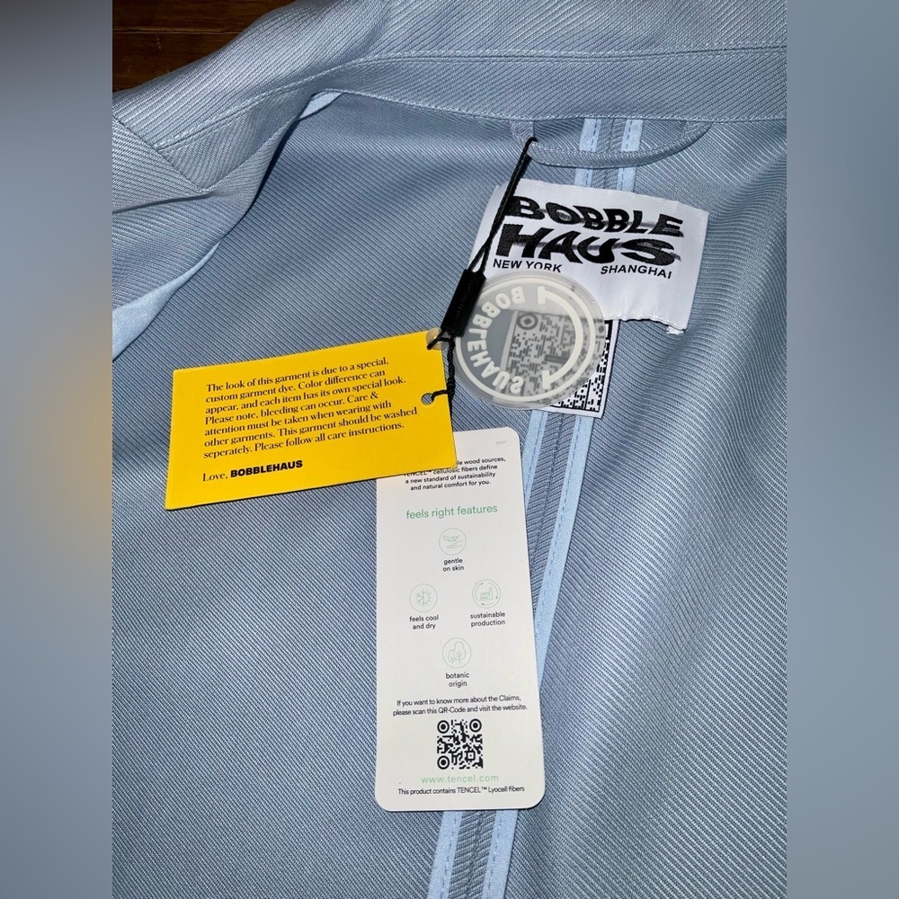 Bobblehaus UO Exclusive Ombré Tencel Twill Blazer - nwt - size large - unique - Picture 15 of 16